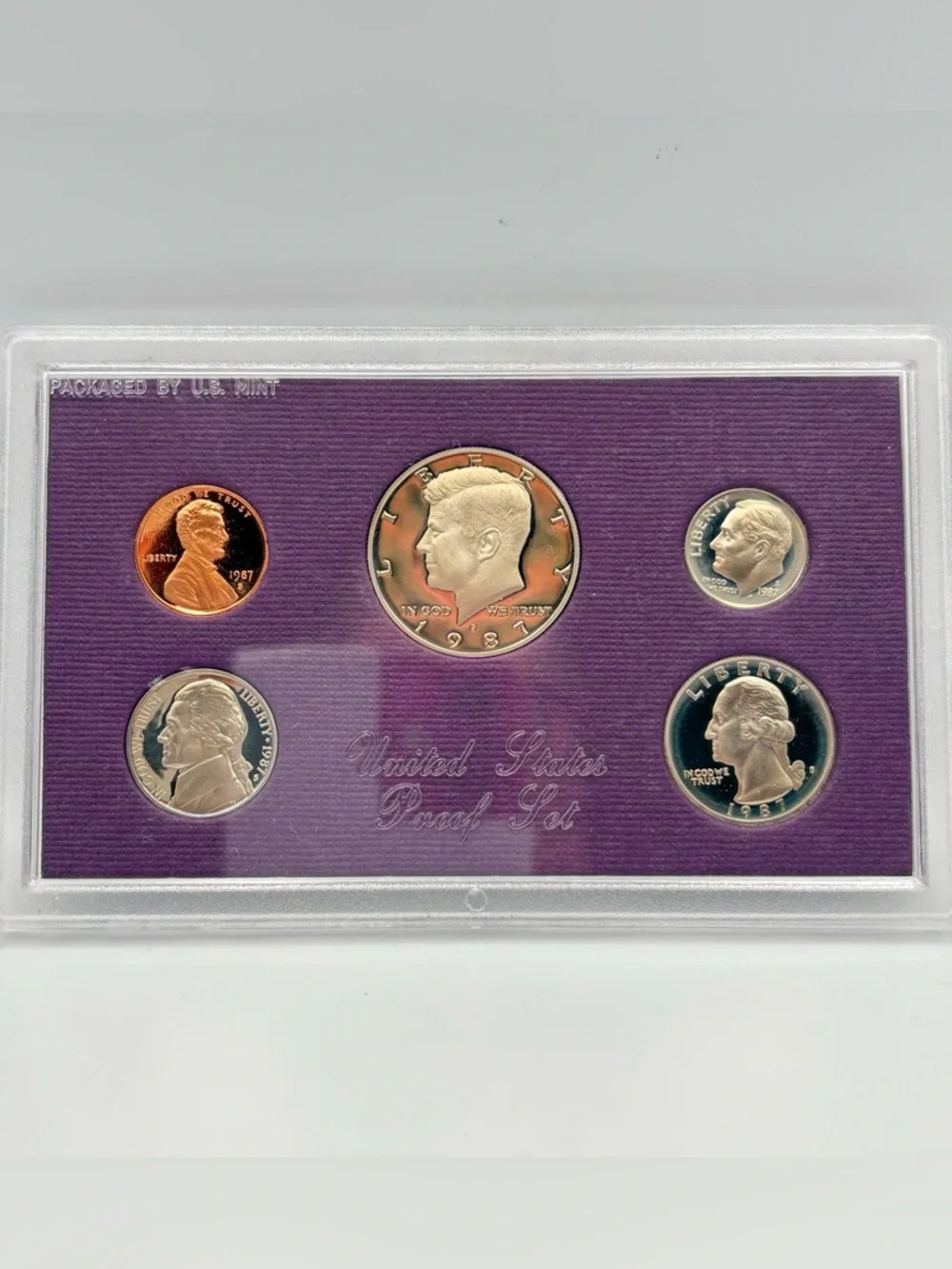 1987 United States Proof Set Uncirculated with Original Packaging - Great Gift! - Picture 5 of 15